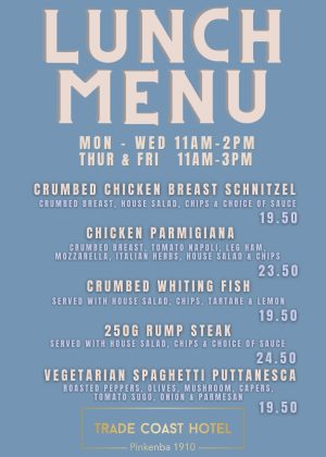 Lunch Menu